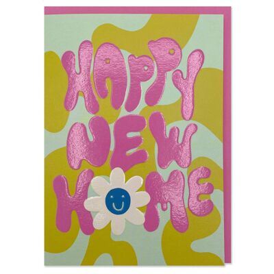 Carta delle onde Happy New Home