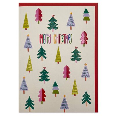 Merry Christmas' tree card