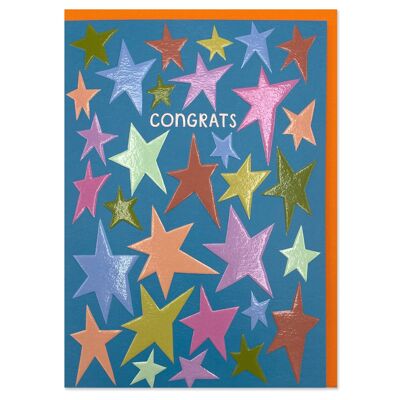 Congrats' star card