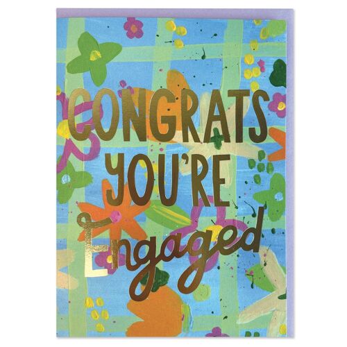 Congrats You're Engaged' card