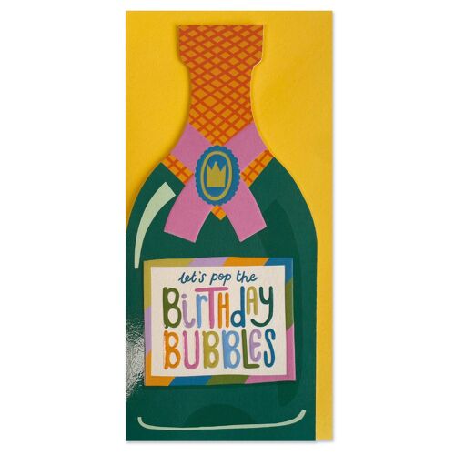 Let's Pop the Birthday Bubbles' card