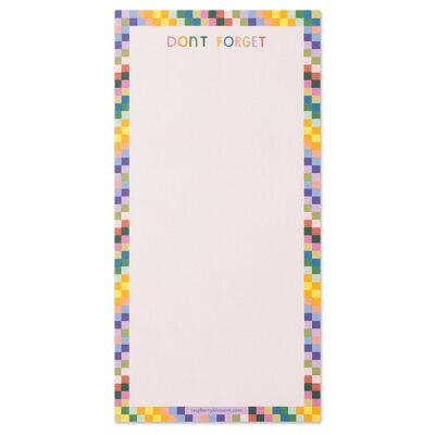 Rainbow Squares Non dimenticare il blocco elenco