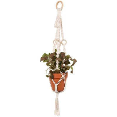 DIY Macrame Plant Hanger Kit, Boho Wall Art Rings Macrame Pattern