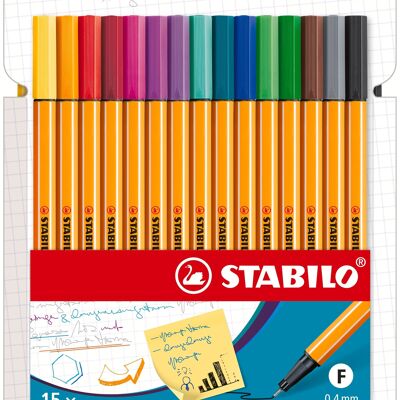 STABILO 10 stylos-feutres point 88 FORMAT SPECIAL