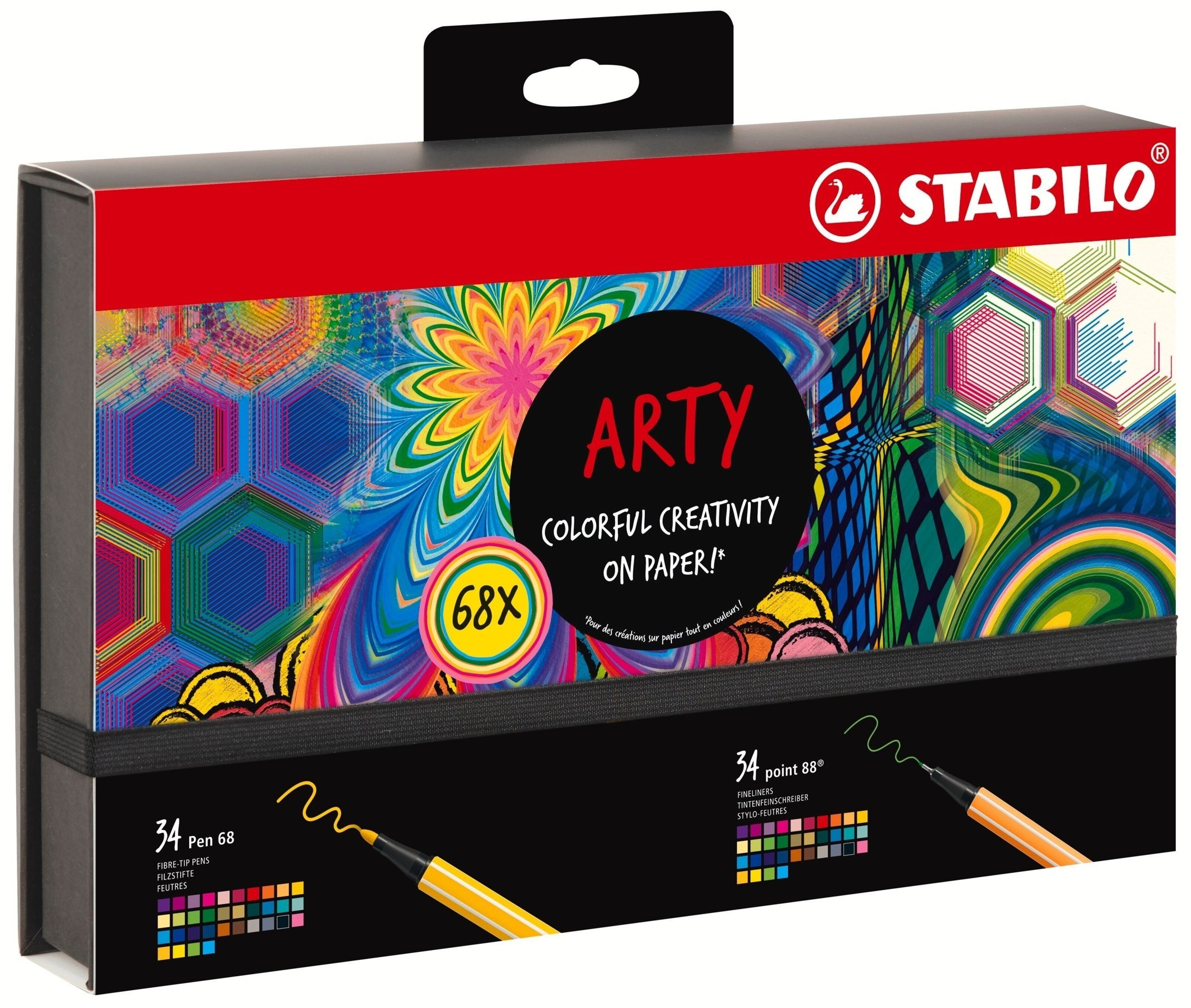 Buy wholesale STABILO ARTY creative box mixed fine and medium