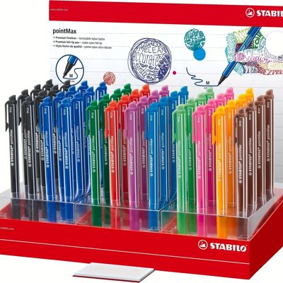 Felt-tip pens - Display x 48 STABILO pointMax
