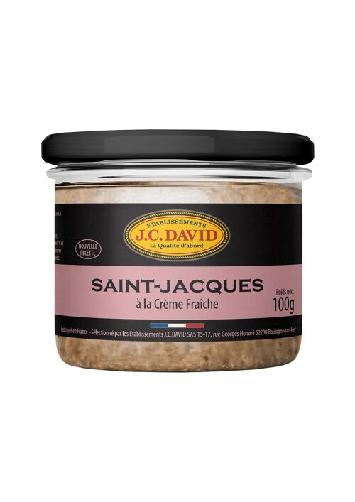 Saint-Jacques à la crème fraîche 55% - 100g