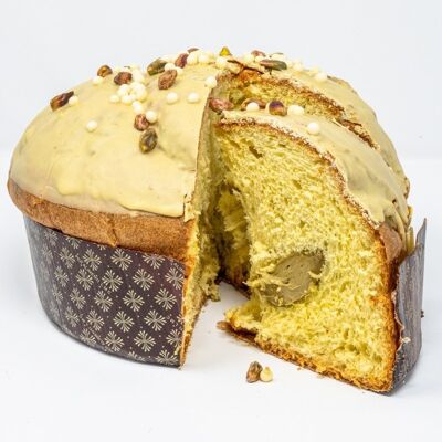 Pistacho Panettone caja 1000g