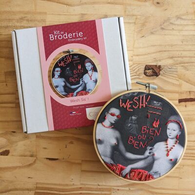 embroidery kit - Wesh Sis'