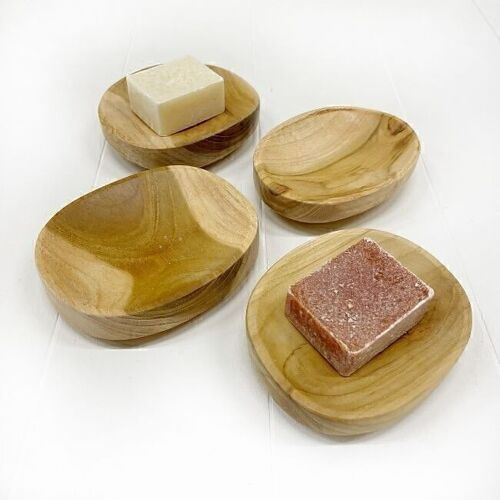 Dish of wood high - handmade