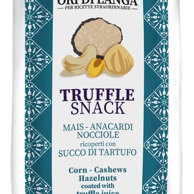 MERENDA AL TARTUFO - MIX DI MAIS, ANACARDI ET NOCCIOLE RICOPERTA DI SUCCO DI TARTUFO (70 g)