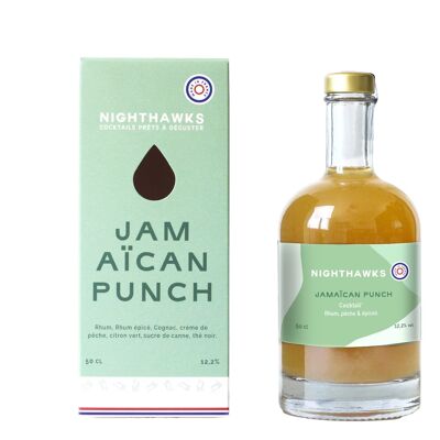 Jamaican Punch (50cl) - Cocktail pronto da bere con Rum, Cognac e pesca