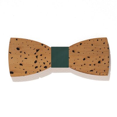 Terrazzo wooden bow tie
