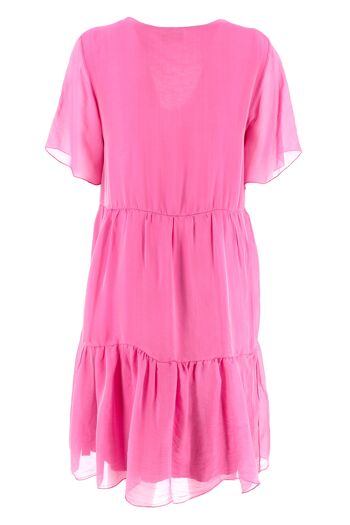 Robe Courte Kenobi Fuchsia 4