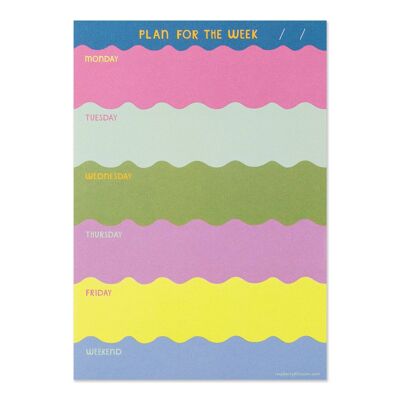 Waves Weekly Planner