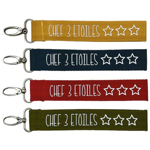 Porte clés, Chef 3 étoiles