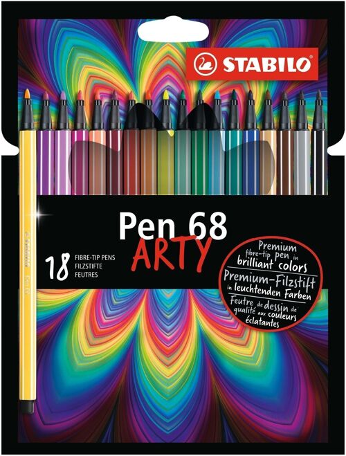 Feutres de dessin - 18 STABILO Pen 68 ARTY