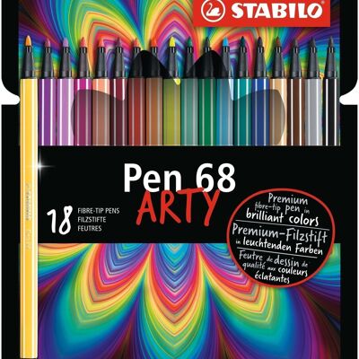 Feutres de dessin - 18 STABILO Pen 68 ARTY
