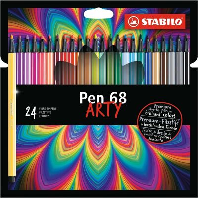 Bolígrafos de dibujo - 24 STABILO Pen 68 ARTY