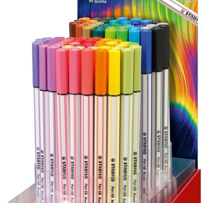 Pennelli - Secchio x 80 Pennello STABILO Pen 68