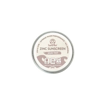 Suntribe Natural Mineral Face & Sport Mini écrans solaires au zinc SPF30 - TEINTÉ 15g 2