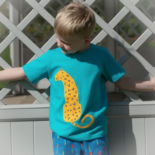 KIDS T-SHIRT - LEOPARD PRINT