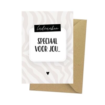 Cadeaubon - speciaal voor jou