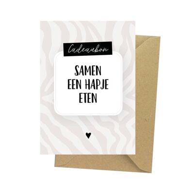 Geschenkgutschein - Gemeinsam etwas essen