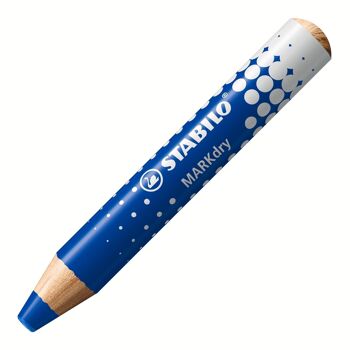 Crayon marqueur STABILO MARKdry - bleu 1