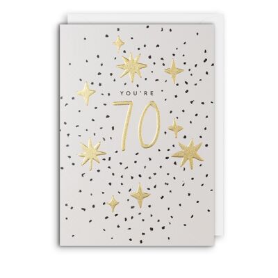 Du bist 70. Geburtstagskarte