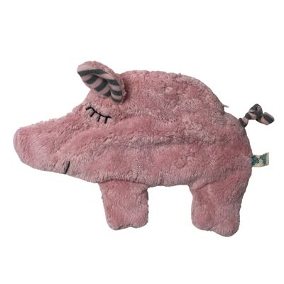 Oreiller chauffant bio / écologique "cochon" / peluche, SCKP-5