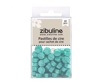 Pastilles de cire à cacheter - Vert turquoise nacré 2