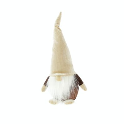 Cloth gnome, 13 x 10 x 33 cm, beige/brown, 787676
