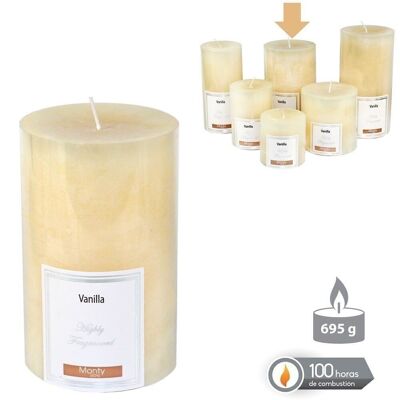 AUTUMN CREAM SCENTED CYLINDRICAL CANDLE CL131016