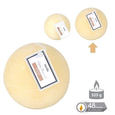 AUTUMN CREAM SCENTED BALL CANDLE CL131019