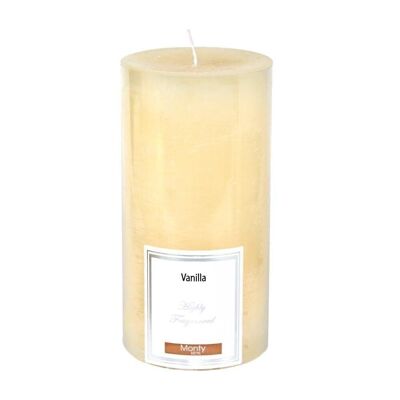 AUTUMN CREAM SCENTED CYLINDRICAL CANDLE CL131017