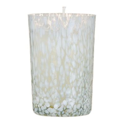WHITE CRYSTAL CANDLE AUTUMN DECORATION CL607569