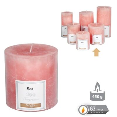 AUTUMN PINK SCENTED CYLINDRICAL CANDLE CL131048