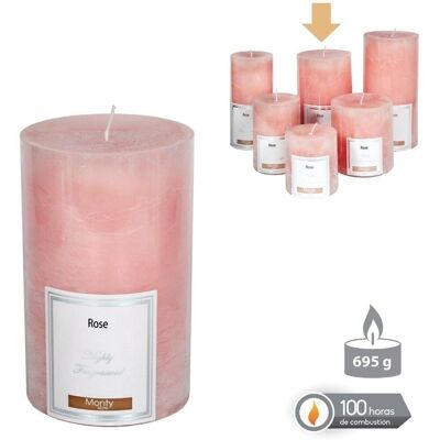 AUTUMN PINK SCENTED CYLINDRICAL CANDLE CL131049