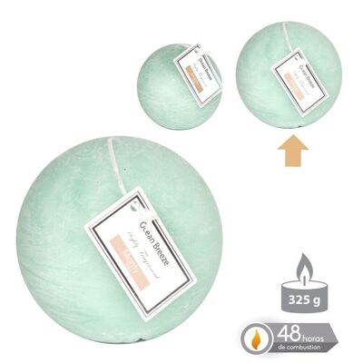 AUTUMN TURQUOISE SCENTED BALL CANDLE CL131063