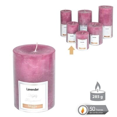 AUTUMN MAUVE SCENTED CYLINDRICAL CANDLE CL131068