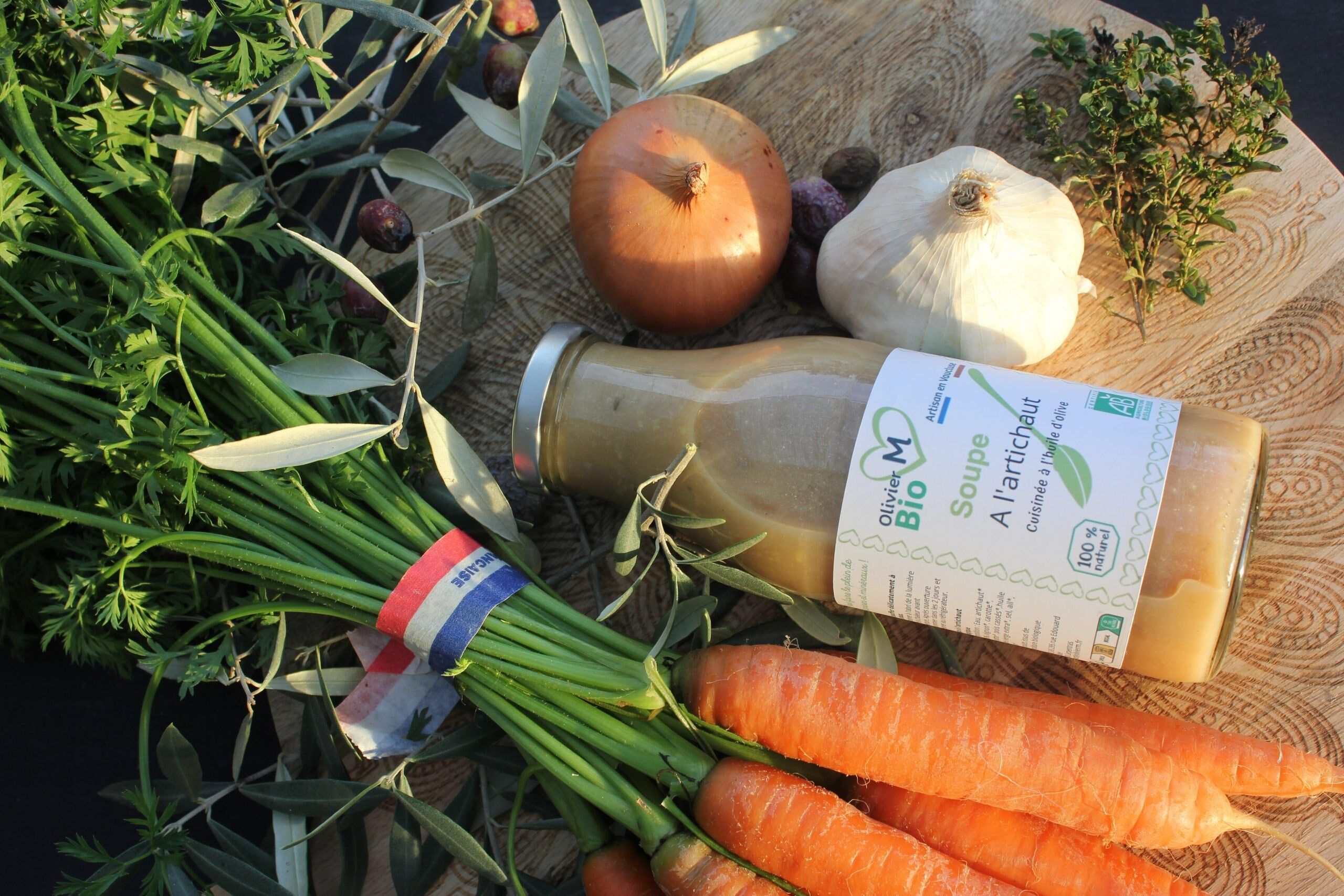 Organic artisanal artichoke soup - 48cl