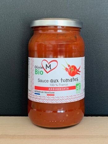 Sauce tomate arrabbiata bio aux tomates de Provence 350 gr 2