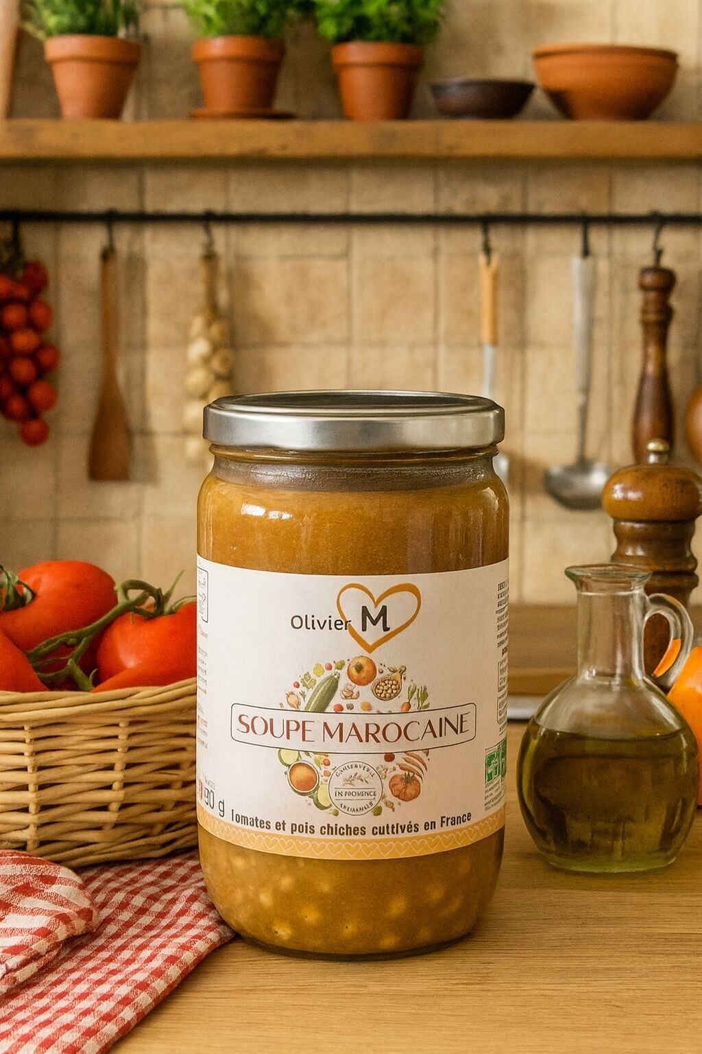 Bio-Kichererbsensuppe aus Marokko – 650 g