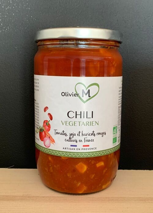 Chili végétarien artisanal bio 680g