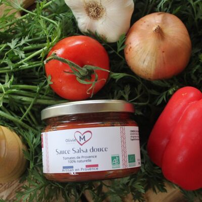Sauce salsa artisanale bio 100% naturelle 250g