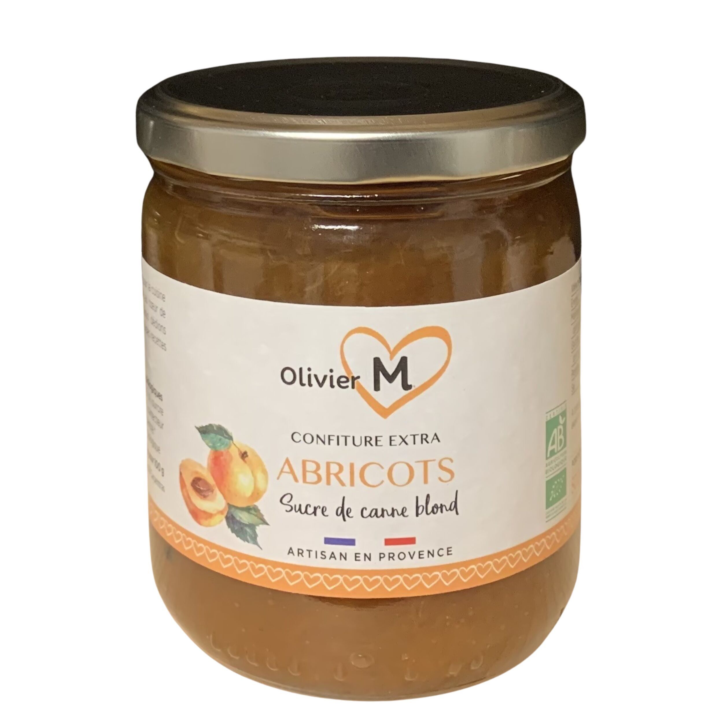 Confettura extra di albicocche francese biologica - Artigianale in Provenza - 500 g