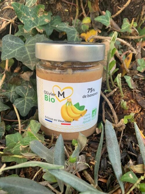Confiture banane bio 100% issue de fruits - 250 gr