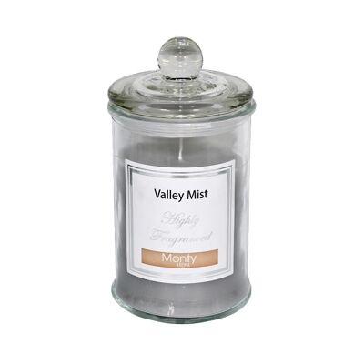 AUTUMN GRAY SCENTED GLASS JAR CANDLE CL131088