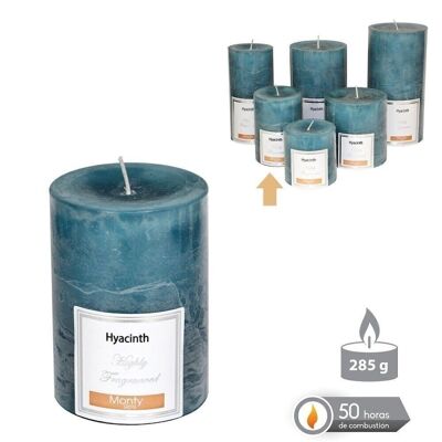 AUTUMN BLUE SCENTED CYLINDRICAL CANDLE CL131090